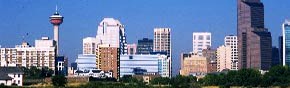 Calgary Tower and downtown Caolary, 1968